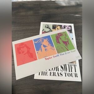 Eras tour Taylor swift VIP poster and envelope
